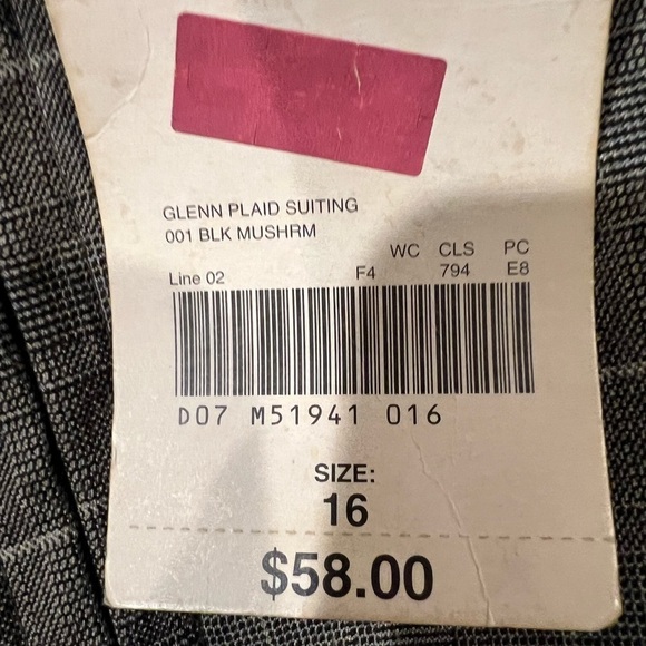 Two Piece Skirt Suit Lined Brown Striped Pockets Jacket 16 And Skirt 18 - Picture 13 of 14